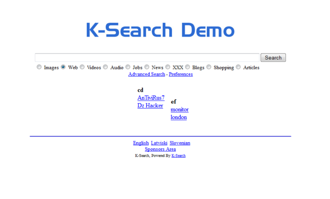 Show k search
