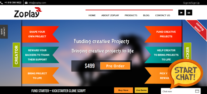 Show fundstarter %e2%80%93 kickstarter clone script