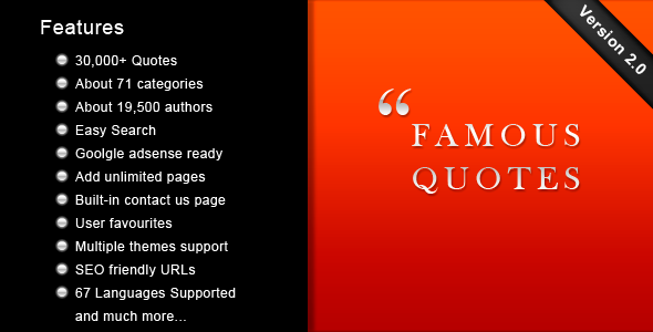 Show famous quotes website%2c adsense enabled