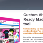 Business card design software
