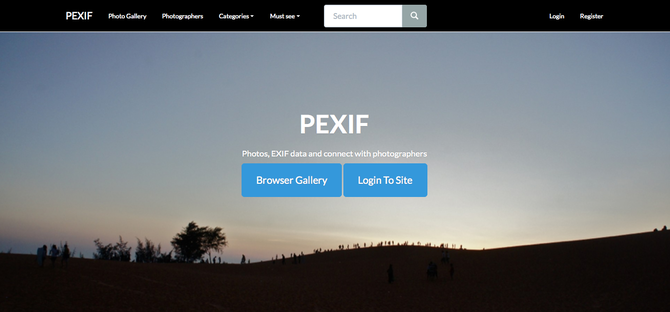 Show pexif com   open source to share photo and get exif data